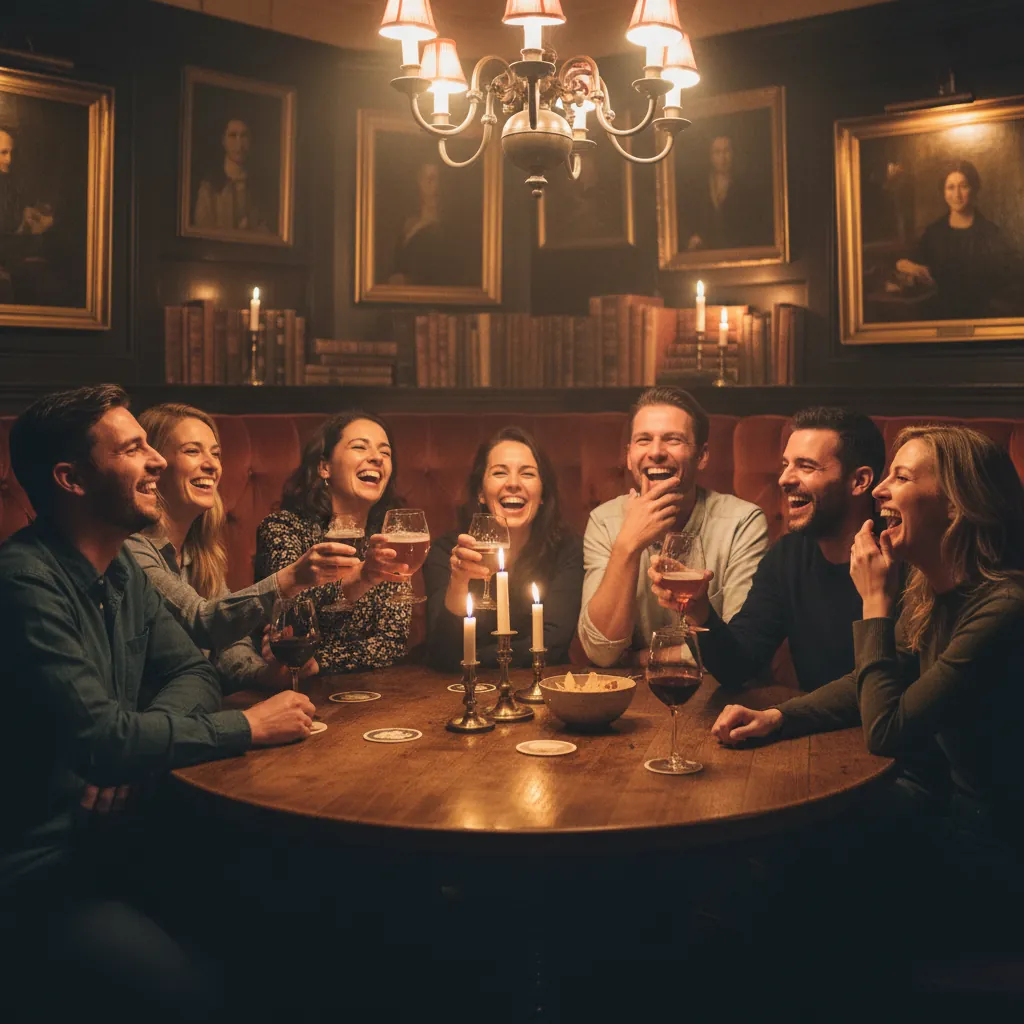 Vrienden genieten bij Jiwa Social Club